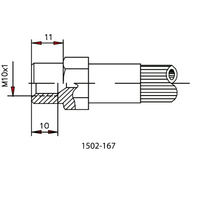 Hembra Freno J1401 Métrico Hembra Freno J1401 Métrico