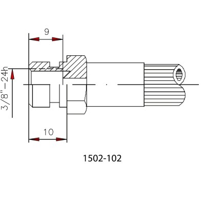 Hembra Freno J1401 SAE