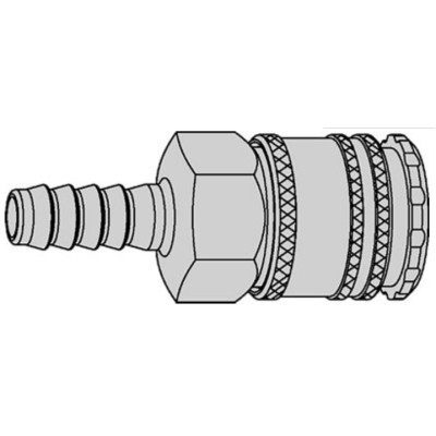 Hembra Enchufe Rápido Aire Serie 220 Tubo