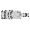 Hembra Enchufe Rápido Aire Serie 342 Tubo
