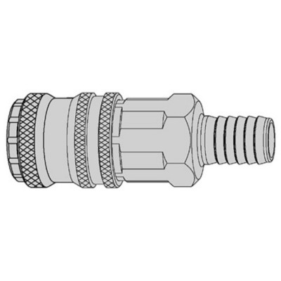 Hembra Enchufe Rápido Aire Serie 410 eSafe Tubo