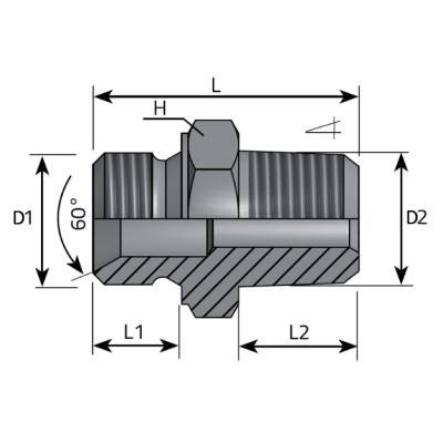 Adaptador Macho BSP Macho BSPT