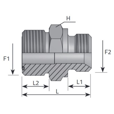 Adaptador Macho Macho BSP