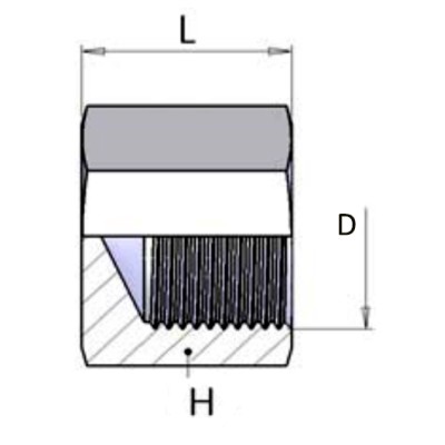 Tapón Hembra Fija (mm)