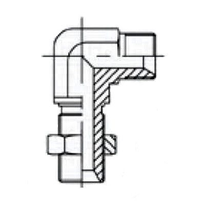 Codo 90º Pasatabique Macho - Macho BSP 60º