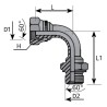 Codo 90 Macho - Tuerca Loca BSP 60 Accesorial