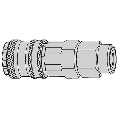 Hembra Enchufe Rápido Aire Serie 300 eSafe Stream Line