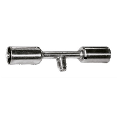 Empalme Tubo - Tubo con Válvula de Carga R12