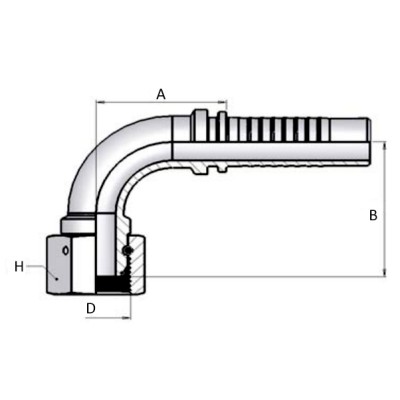 Codo Prensar Multiespiral