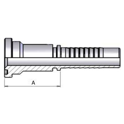 Brida Multiespiral Recta 6000 Psi