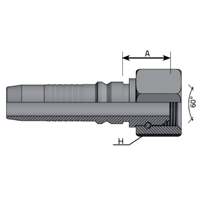 Hembra Recta Prensar INTERLOCK