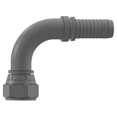 Codo 90º Prensar JIC Inoxidable
