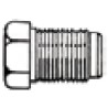 Racor Freno Macho 6mm