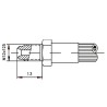 Macho Freno J1401 (mm)