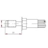 Macho Freno J1401 (mm)