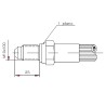 Macho Freno J1401 (mm)