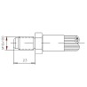 Macho Freno J1401 (mm)