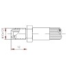 Macho Freno J1401 (mm)