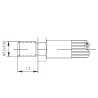 Macho Freno J1401 (mm)