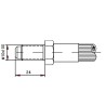 Macho Freno J1401 (mm)