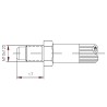 Macho Freno J1401 (mm)