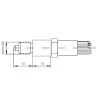 Macho Freno J1401 (mm)