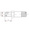Macho Freno J1401 (mm)