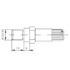 Macho Freno J1401 (mm)