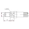 Macho Freno J1401 (mm)