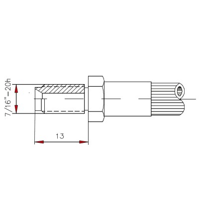 Macho Freno J1401 SAE