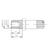 Hembra Freno J1401 (mm)