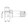 Hembra Freno J1401 (mm)