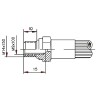 Hembra Freno J1401 (mm)