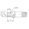 Hembra Freno J1401 (mm)