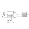 Hembra Freno J1401 (mm)