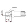 Hembra Freno J1401 (mm)