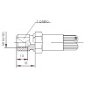 Hembra Freno J1401 (mm)