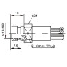 Hembra Freno J1401 (mm)