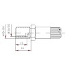 Hembra Freno J1401 (mm)