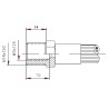 Hembra Freno J1401 (mm)