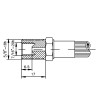 Hembra Freno J1401 SAE