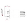 Hembra Freno J1401 SAE