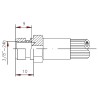 Hembra Freno J1401 SAE