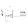 Hembra Freno J1401 SAE