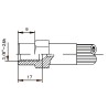 Hembra Freno J1401 SAE