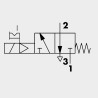 Válvula Electro Neumática Serie 70 SOV Monoestable 3/2