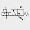 Válvula Electro Neumática Serie 70 SOV Monoestable 3/2