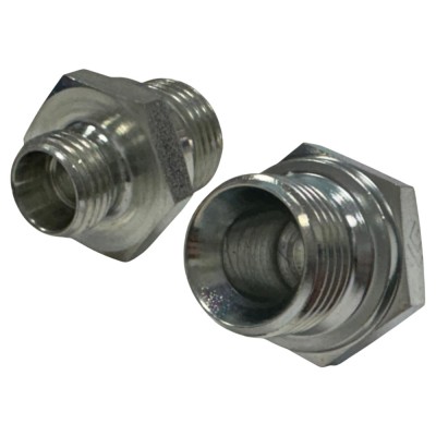 Adaptador Macho - Macho 24º-BSP Gas 60º