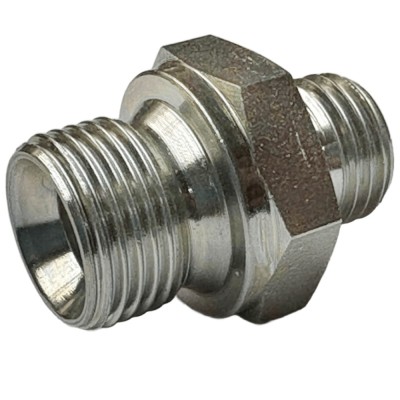 Adaptador Macho - Macho 24º-BSP Gas 60º