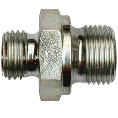 Adaptador Macho - Macho 24º-BSP Gas 60º